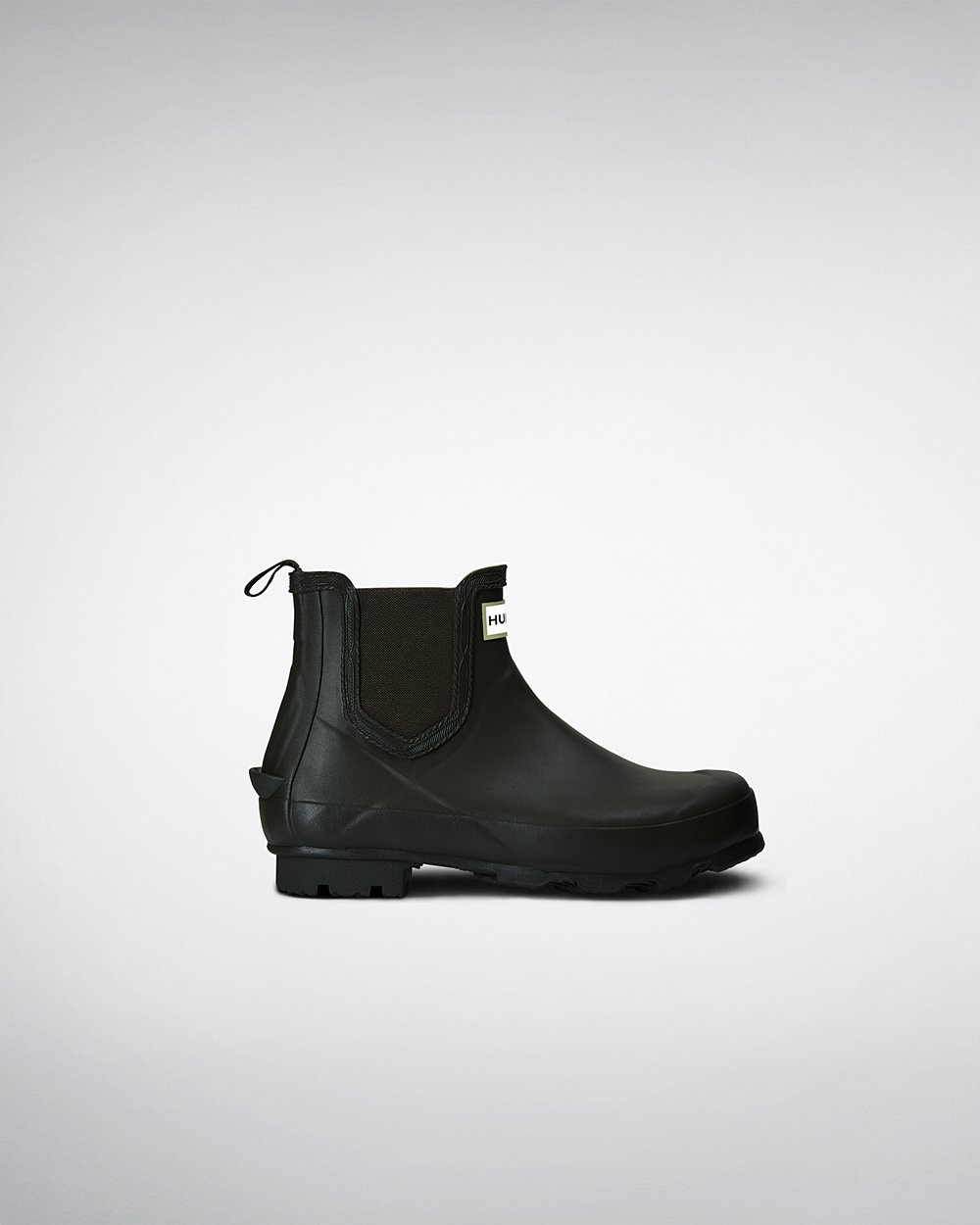 Womens Chelsea Boots - Hunter Norris (49JSIAXTV) - Dark Olive